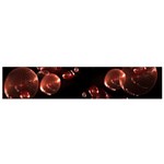 Fractal Chocolate Balls On Black Background Flano Scarf (Small) Front