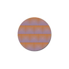 Brick Wall Squared Concentric Squares Golf Ball Marker by Simbadda