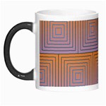 Brick Wall Squared Concentric Squares Morph Mugs Left