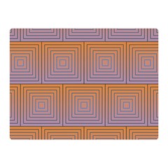 Brick Wall Squared Concentric Squares Double Sided Flano Blanket (mini)  by Simbadda