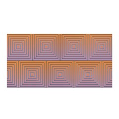 Brick Wall Squared Concentric Squares Satin Wrap by Simbadda