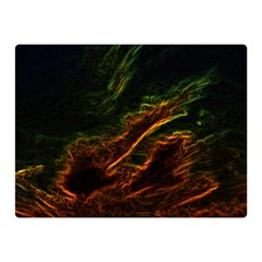 Abstract Glowing Edges Double Sided Flano Blanket (mini)  by Simbadda