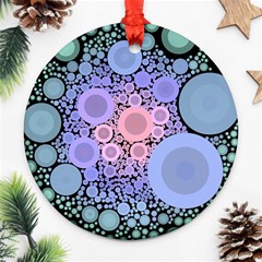 An Abstract Background Consisting Of Pastel Colored Circle Ornament (round) by Simbadda