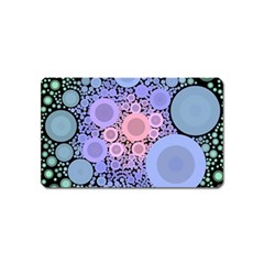 An Abstract Background Consisting Of Pastel Colored Circle Magnet (name Card) by Simbadda