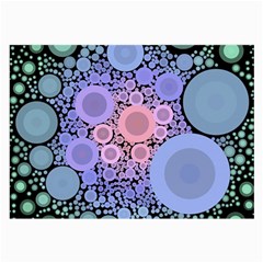 An Abstract Background Consisting Of Pastel Colored Circle Large Glasses Cloth by Simbadda