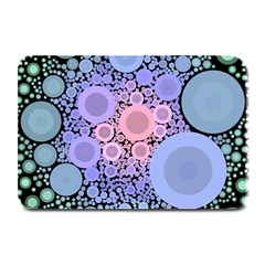 An Abstract Background Consisting Of Pastel Colored Circle Plate Mats by Simbadda