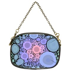 An Abstract Background Consisting Of Pastel Colored Circle Chain Purses (one Side)  by Simbadda