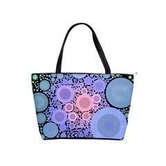 An Abstract Background Consisting Of Pastel Colored Circle Shoulder Handbags by Simbadda