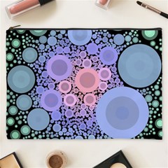 An Abstract Background Consisting Of Pastel Colored Circle Cosmetic Bag (xxxl)  by Simbadda