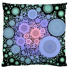 An Abstract Background Consisting Of Pastel Colored Circle Standard Flano Cushion Case (one Side) by Simbadda