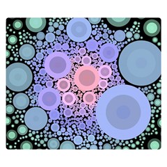 An Abstract Background Consisting Of Pastel Colored Circle Double Sided Flano Blanket (small)  by Simbadda