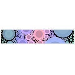 An Abstract Background Consisting Of Pastel Colored Circle Flano Scarf (large) by Simbadda