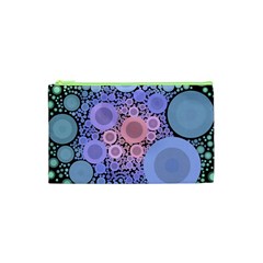 An Abstract Background Consisting Of Pastel Colored Circle Cosmetic Bag (xs) by Simbadda