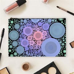 An Abstract Background Consisting Of Pastel Colored Circle Cosmetic Bag (large)  by Simbadda