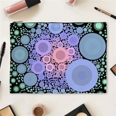 An Abstract Background Consisting Of Pastel Colored Circle Cosmetic Bag (xl) by Simbadda