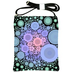 An Abstract Background Consisting Of Pastel Colored Circle Shoulder Sling Bags by Simbadda