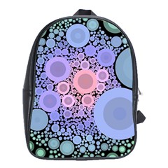 An Abstract Background Consisting Of Pastel Colored Circle School Bags (xl)  by Simbadda