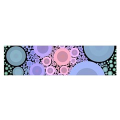 An Abstract Background Consisting Of Pastel Colored Circle Satin Scarf (oblong) by Simbadda