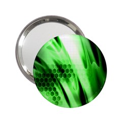 Abstract Background Green 2 25  Handbag Mirrors by Simbadda