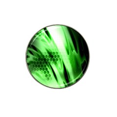 Abstract Background Green Hat Clip Ball Marker by Simbadda