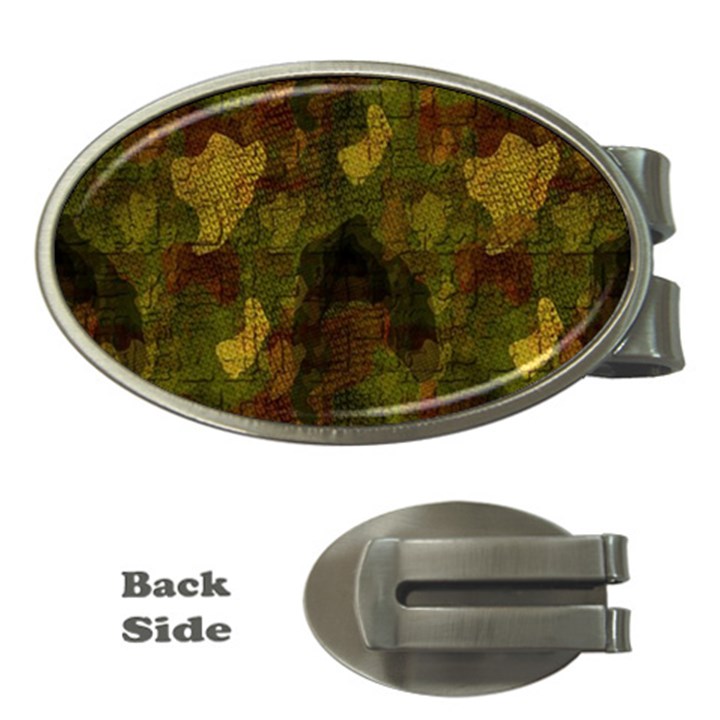 Textured Camo Money Clips (Oval) 