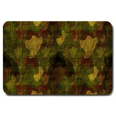 Textured Camo Large Doormat  by Simbadda