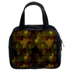 Textured Camo Classic Handbags (2 Sides) by Simbadda