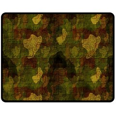 Textured Camo Fleece Blanket (medium)  by Simbadda