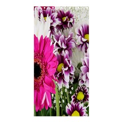 Purple White Flower Bouquet Shower Curtain 36  X 72  (stall)  by Simbadda