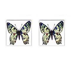 A Colorful Butterfly Image Cufflinks (square) by Simbadda