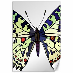 A Colorful Butterfly Image Canvas 12  X 18   by Simbadda