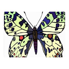 A Colorful Butterfly Image Double Sided Flano Blanket (mini)  by Simbadda