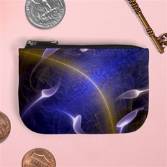 Fractal Magic Flames In 3d Glass Frame Mini Coin Purses by Simbadda