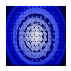 Abstract Background Blue Created With Layers Tile Coasters by Simbadda