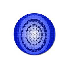 Abstract Background Blue Created With Layers Magnet 3  (round) by Simbadda