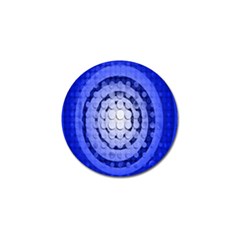 Abstract Background Blue Created With Layers Golf Ball Marker by Simbadda