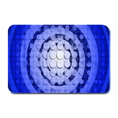 Abstract Background Blue Created With Layers Plate Mats by Simbadda