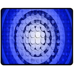 Abstract Background Blue Created With Layers Fleece Blanket (medium)  by Simbadda