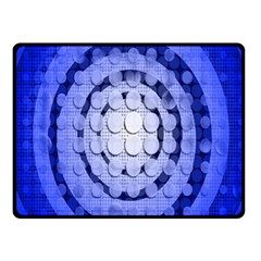 Abstract Background Blue Created With Layers Fleece Blanket (small) by Simbadda