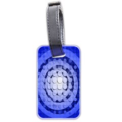 Abstract Background Blue Created With Layers Luggage Tags (two Sides) by Simbadda