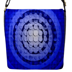 Abstract Background Blue Created With Layers Flap Messenger Bag (s) by Simbadda