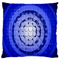 Abstract Background Blue Created With Layers Standard Flano Cushion Case (one Side) by Simbadda