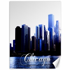 Abstract Of Downtown Chicago Effects Canvas 36  X 48   by Simbadda