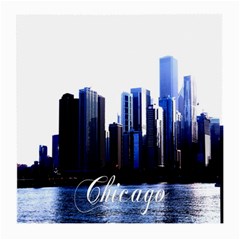 Abstract Of Downtown Chicago Effects Medium Glasses Cloth by Simbadda