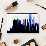 Abstract Of Downtown Chicago Effects Cosmetic Bag (Medium)  Back