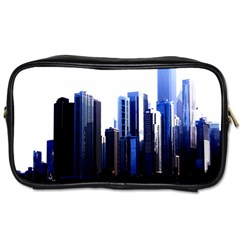 Abstract Of Downtown Chicago Effects Toiletries Bags by Simbadda