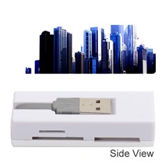 Abstract Of Downtown Chicago Effects Memory Card Reader (stick)  by Simbadda