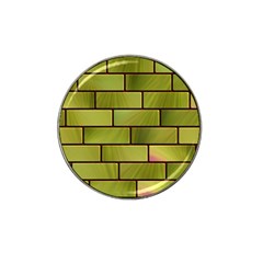 Modern Green Bricks Background Image Hat Clip Ball Marker (10 Pack) by Simbadda