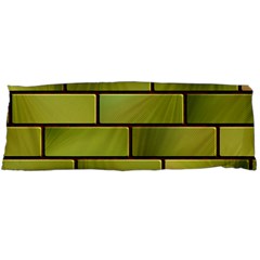 Modern Green Bricks Background Image Body Pillow Case (dakimakura) by Simbadda