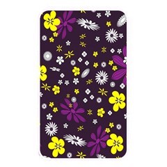 Flowers Floral Background Colorful Vintage Retro Busy Wallpaper Memory Card Reader by Simbadda